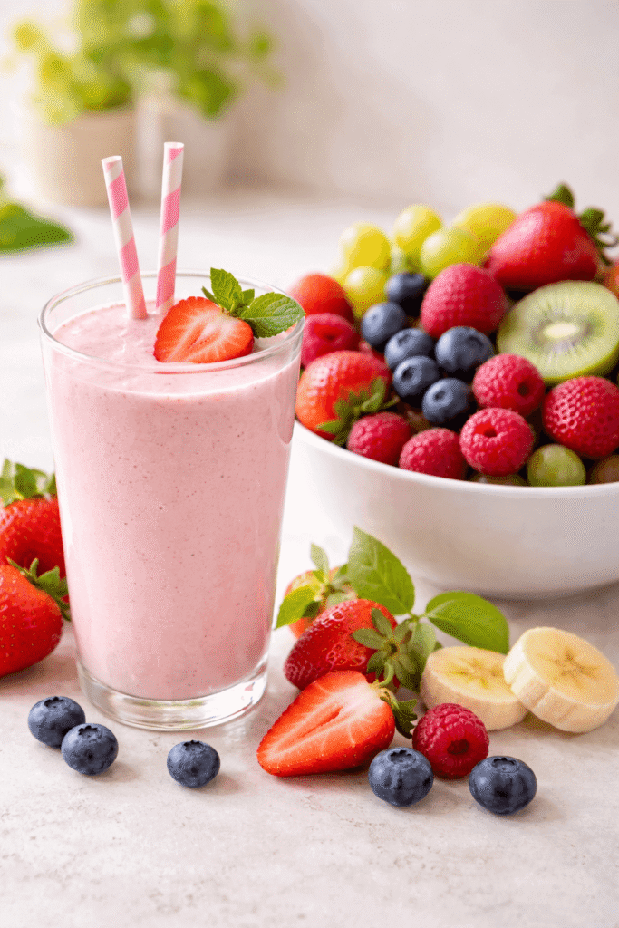 batido de frutas/ smoothie saludable